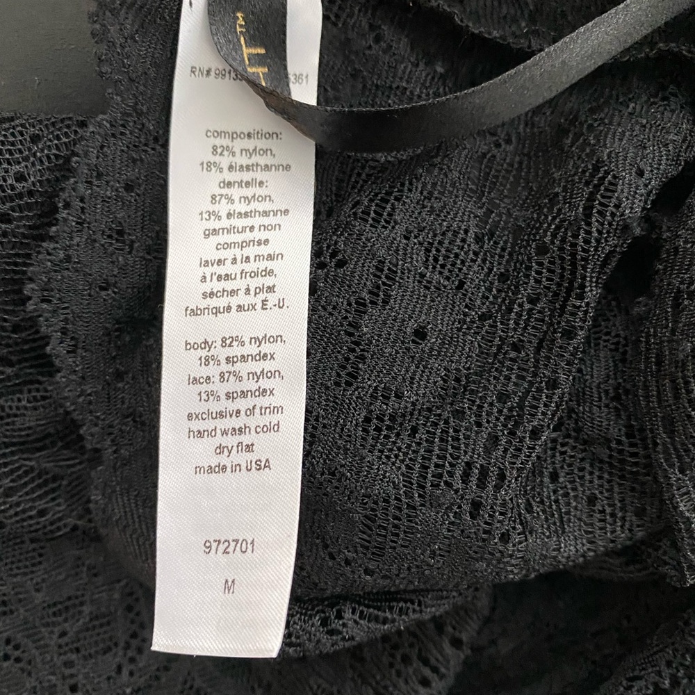 Hanky Panky Black Lace Panties with OPEN CROTCH - Picture 5 of 5